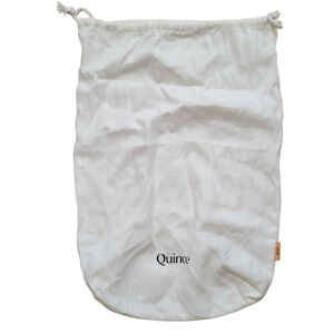 Quince Dustbag Medium 15"X21" Beige Color Excellent Condition